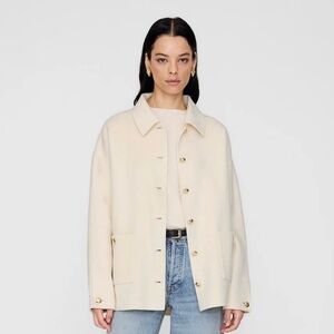 Anine Bing Luca Jacket Ivory XS NWT